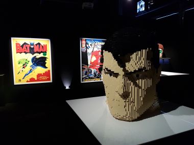 "Superman Bust", "Superman Cover" and "Batman Cover"