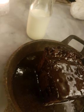 Smoked Date Toffee Pudding