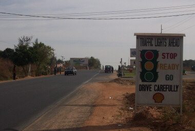 The ONLY Set of Traffic Lights in the Gambia - Pipeline (Kanifing)