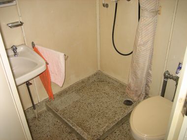 Toilet/Shower in Cabin