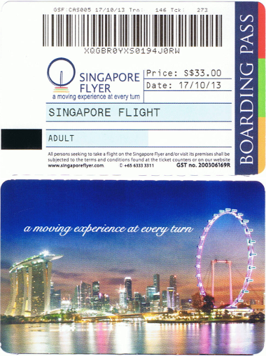 Singapore Flyer Ticket