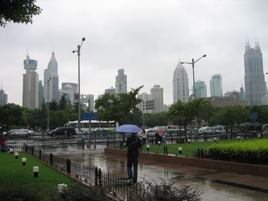 People's Square in the Rain