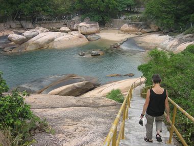 Walking on the Rocks at Pak Tso Wan