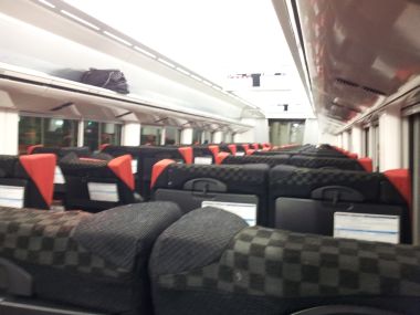 Onboard the Narita Express