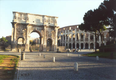 The Colosseum (and the Arch of Constantine)