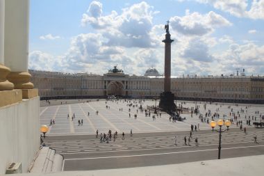 Palace Square from the Windows of the Hermitage