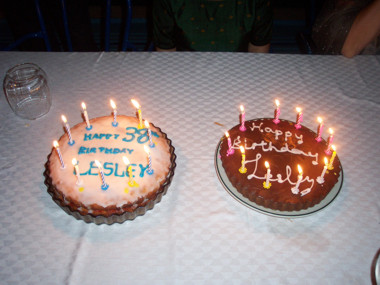 The Cakes (Lesley, How Old????)