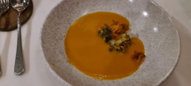 Heritage Carrot and Ancient Grains (Soup)
