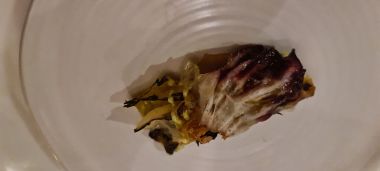 Hispi Cabbage with Cured Back Pork, Onion, Sage