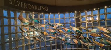 Front Window Top of Staircase - Fish