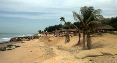 Seaside near Senegambia (NOTE: Old picture -- Beach now exists)