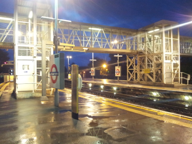 Acton Town Tube Station...in the rain