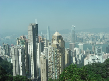 The View While Climbing up to the Peak