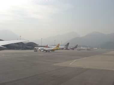 Arrival at Hong Kong on Lantau Island