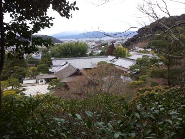 View of Kyoto Beyond the Temple