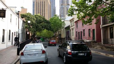 Harrington Street, Sydney (outside hotel)