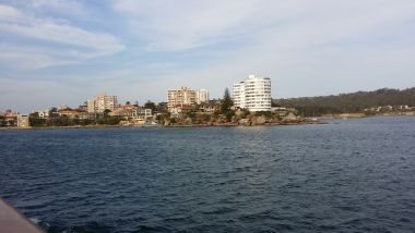 Approaching Manly by Ferry