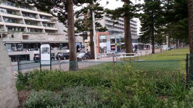 Hotels on North Steyne Road along Manly Beach