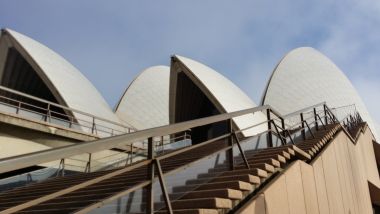 West Side of Sydney Opera House from Walkway