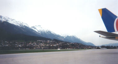 Arriving at the Innsbruck Airport