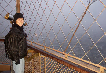 Mother at Top of Eiffel Tower