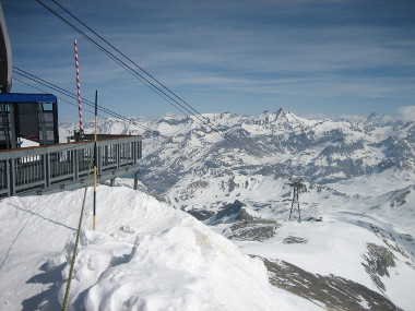The Top of the Grande Motte Lift