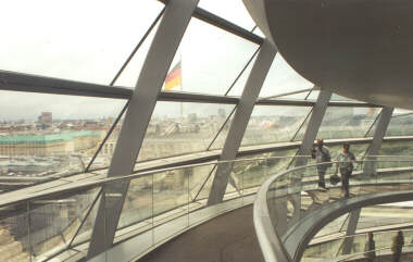 Inside the Reichstag Atrium