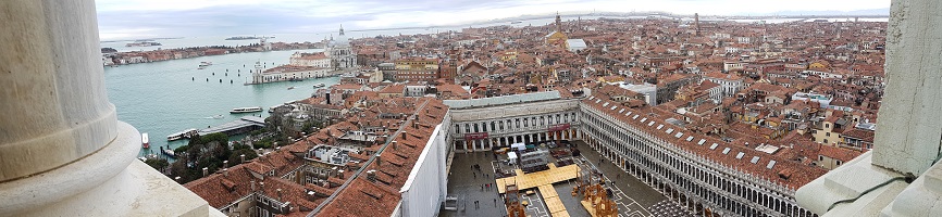 View from the Top of Campanile in Piazzo San Marco