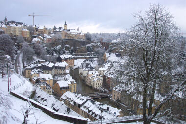 Luxembourg (Looking down on the Rue de Treves/Hospice Area)