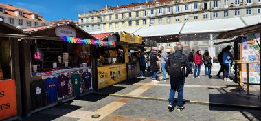 Stalls of the Praça da Figueira Market
