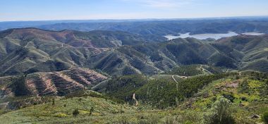View South from Castelo de Alferce / Castro da Pedra Branca