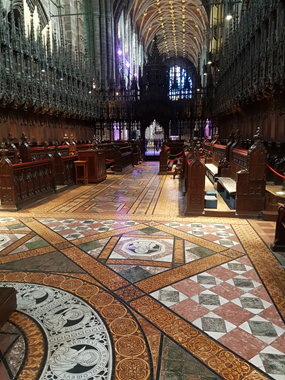 Floor and Central Atrium of Cathedral