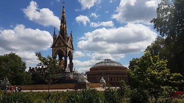 Royal Albert Hall and the Albert Memorial