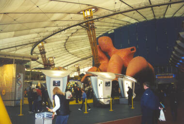 Inside the Millennium Dome (The Body Zone)