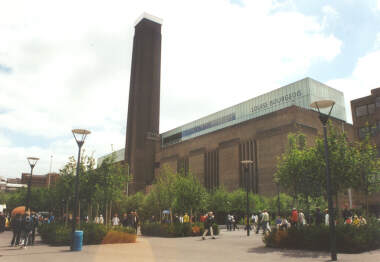 Tate Modern on the South Bank of the Thames