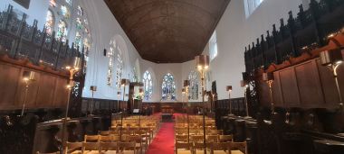 Interior of Kings College Chapel Interior of Kings College Chapel