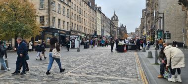 The Royal Mile at a Quiet Bit The Royal Mile at a Quiet Bit