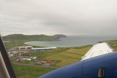 Leaving from Sumburgh Airport