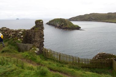 From Duntuim Castle (on the north coast) Looking Along Coast