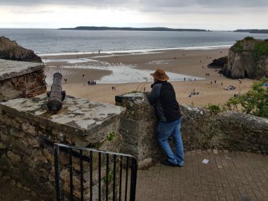 Tenby Castle Beach and St. Catherine's Island
