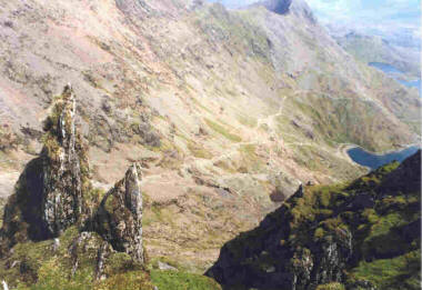 Mount Snowdon - Looking Down