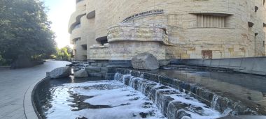 Exterior of the National Museum of the American Indian