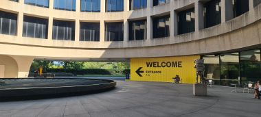 Courtyard in the Hirshhorn Museum